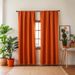 Blackout Curtains For Bedroom & Living Room – Thermal Insulated, 100% Light Blocking, Rod Pocket Design, Polyester Fabric – Orange, Green, White, Pink_voghion.com