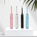 Limpiador dental seis en uno, cepillo de dientes eléctrico portátil de tres velocidades, recargable por USB, vibración de alta frecuencia para_voghion.com