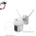 Low Power Consumption Surveillance Wireless WiFi Security Dome Smart Remote Night Vision Outdoor Solar Camera_voghion.com