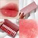 Lipgloss, 10-teiliges Lippen-Make-up-Set in Rosa mit Perlglanz – Lipgloss, getönter Lippenstift, feuchtigkeitsspendend und langanhaltend, mit schönem Spiegelglanz-Finish_voghion.com