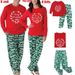 Weihnachtliches Familien-Partnerlook-Pyjama-Set – Langärmelige Schlafanzüge aus CVC-Baumwolle für Eltern und Kinder (S-3XL, 2-14 Jahre, 3-18 Monate) – Festliches Muster & ultraweich_voghion.com