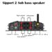 Power Amplifier, Optical Fiber, Coaxial Input, 2.1 Audio Amplificador Dual Subwoofer Output, 4 Channels_voghion.com