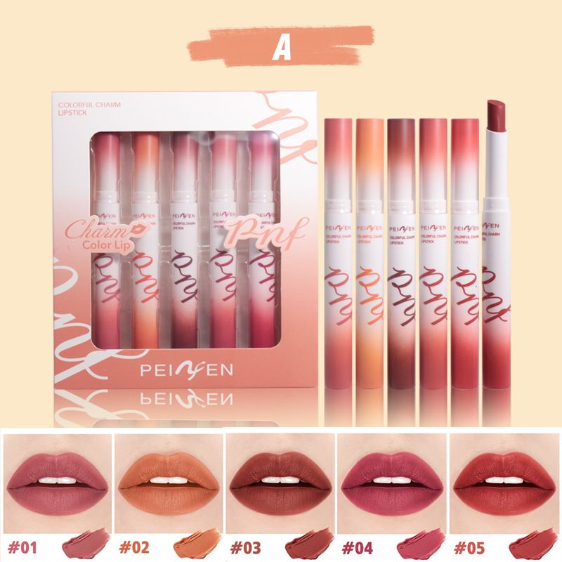 Rossetto PEINIFEN Set di rossetti opachi e antiaderenti_voghion.com