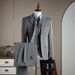 Hochwertiges zweiteiliges Anzugset – Business- & Hochzeitstauglicher Slim-Fit-Blazer & Hose (M-7XL, einreihiges Revers, Stretch Comfort)_voghion.com