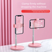 Stand Desktop Cute Bedside Watching TV Adjustable Height Live Streaming Online Classes Lazy Phone Holder_voghion.com