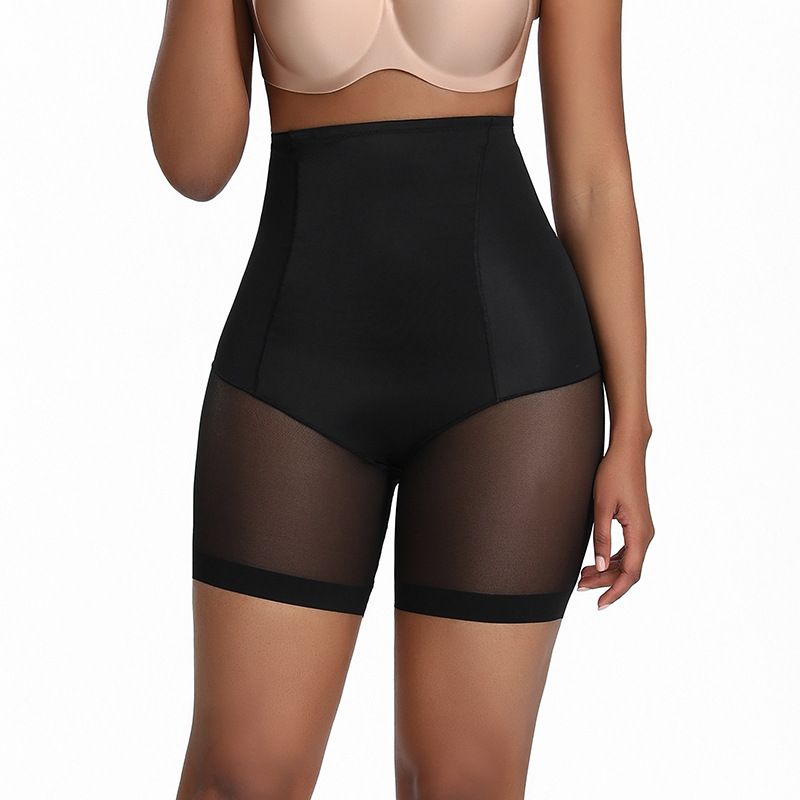 Neue große, nahtlose Hüftlifting-Hose mit hoher Taille, körperformende, atmungsaktive, nahtlose, körperformende Hose für übergewichtige Frauen nach der Geburt_voghion.com