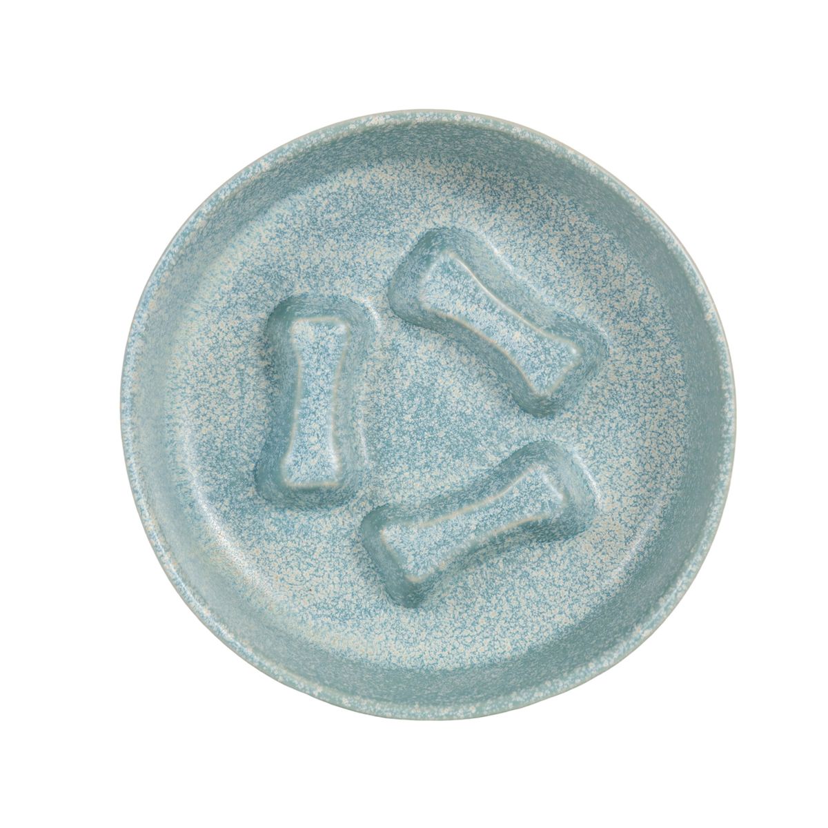 Keramik-Hundeknochen-Welpenfutternapf im japanischen Stil, gebrannt, mit Anti-Erstickungs-Funktion, erhöhter Napf_voghion.com