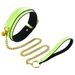 Sex Products Fun Fluorescent Neck Bell Leather Chain Gold Accessories Collar Female Luminous Neck_voghion.com