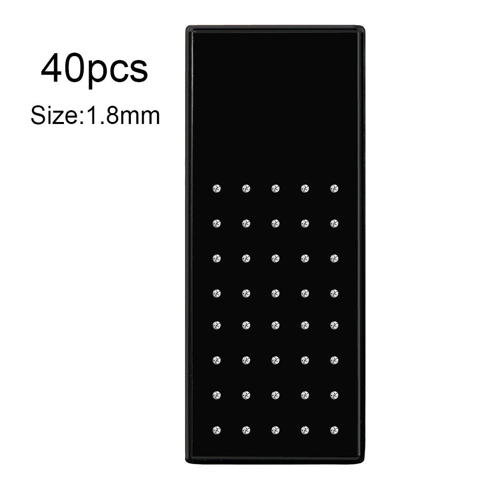 60 karpi roostevabast terasest L-kujulisi ninaneedpe, 1,5/2,0/2,5 teemantidega kaunistatud kumera vardaga ninarõngast, augustamise ehteid_voghion.com