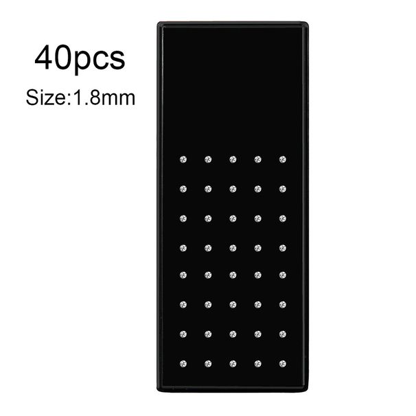 60 karpi roostevabast terasest L-kujulisi ninaneedpe, 1,5/2,0/2,5 teemantidega kaunistatud kumera vardaga ninarõngast, augustamise ehteid_voghion.com