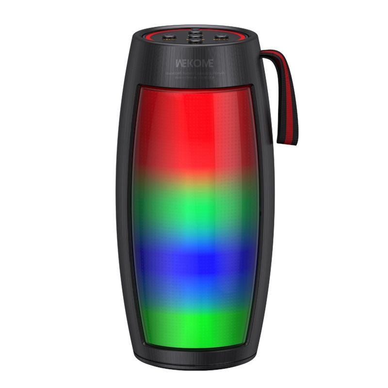 WEKOME D40 5 W skaņas impulsa krāsains Bluetooth skaļrunis (melns)_voghion.com
