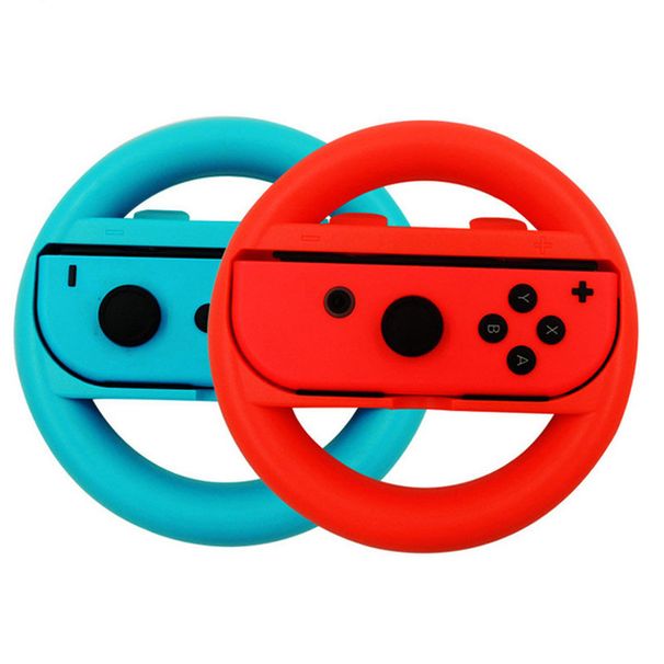 2Pcs Joy-Con Wheel For Nintendo Switch Racing Game Wheel Controller NS Joy-Con Grip Cart Holder_voghion.com