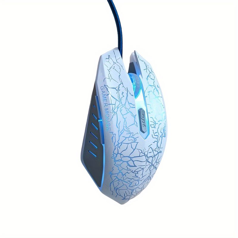 [Hot sales]Ergonomic 2400 DPI Silent Gaming Mouse | RGB Backlight, Glitter Detail, 6-Button Design, USB Plug & Play_voghion.com