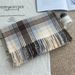 Sciarpa da donna coreana in stile invernale, calda, carina, versatile, stile college, sciarpa scozzese_voghion.com