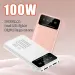 Portable 100W Fast Charging LED Light 30000mAh Power Bank With High Capacity, Digital Display, Suitable For IPhone,_voghion.com