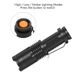 Cross-Border Exclusive CREE XPE Dimmable Mini High Brightness Flashlight SK 3.4kg With Power Supply Telescopic Zoom_voghion.com