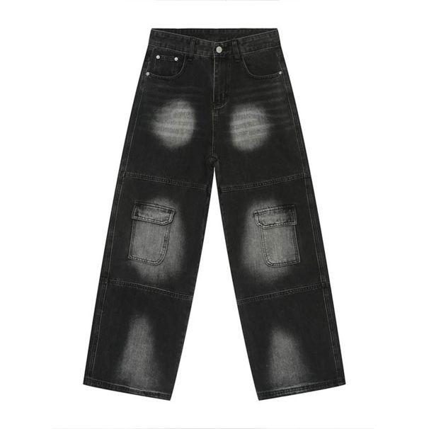 Männerkleeder Wäiss Aarbechtskleeder Jeansjacket Hosen Set_voghion.com