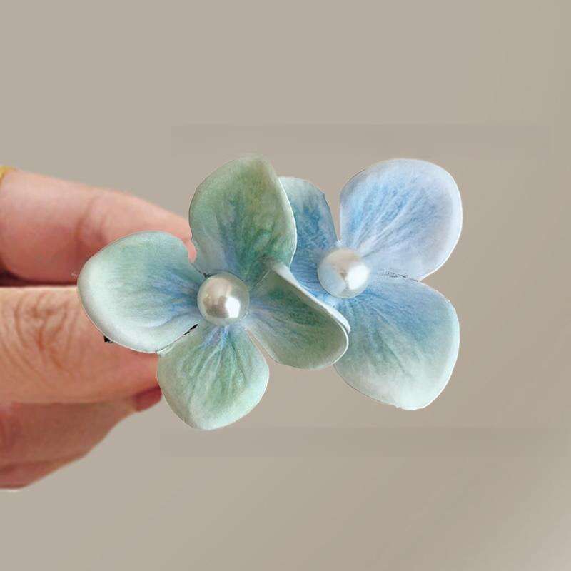 2025 Mint Mambo Butterfly Orchid Seaside Lighting Wind Side Duck Plate Clip Super Fairy Hair Accessories Women_voghion.com