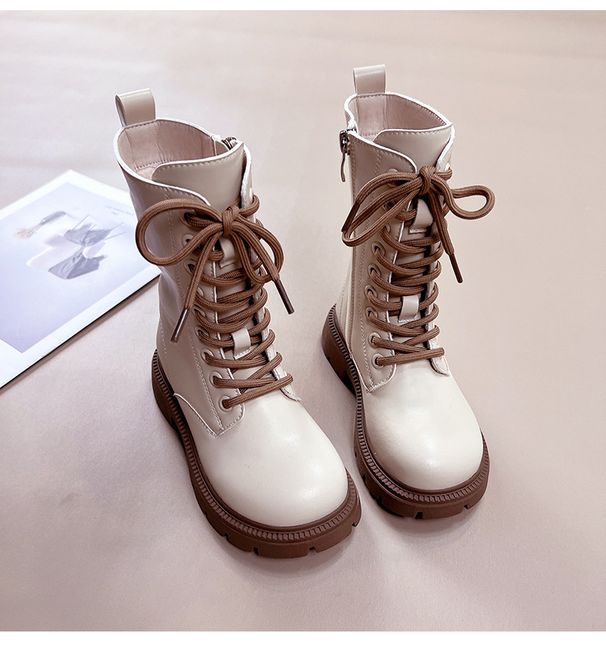 Dekliški škornji Martin Otroški čevlji Jesen in zima 2024 Novi otroški škornji Dolgi škornji Enojni škornji_voghion.com