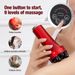 Fully automatic heating for massaging the belly waist, handheld and adjustable red light abdominal massager_voghion.com