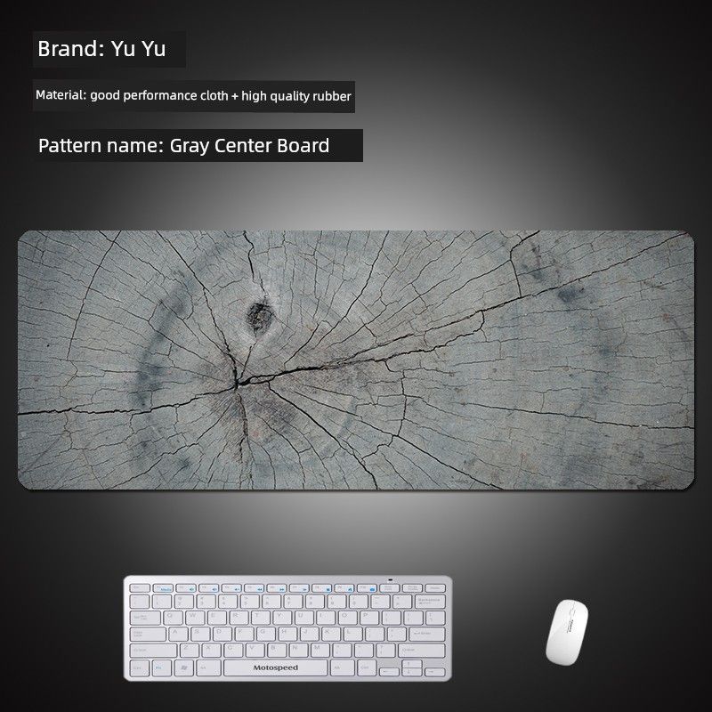 Oslagbar kvalitet mus överdimensionerad kontors anteckningsbok tangentbordsunderlägg träfibrer marmor hem bord skrivbordsmatta ins mode_voghion.com