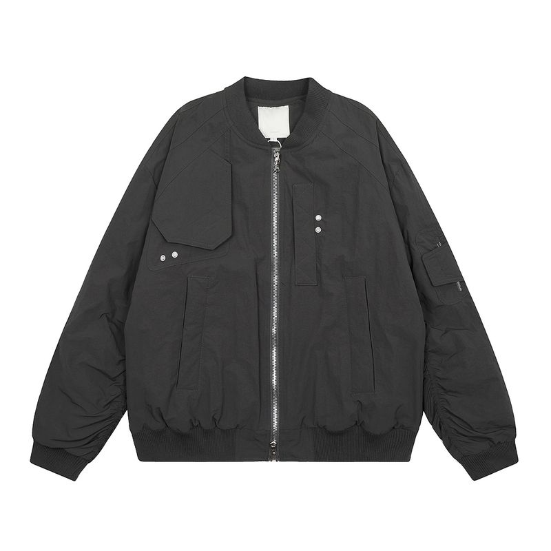 Herrenbekleidung Dekonstruktion Gesteppter Functional Vibe Multi Pocket Baumwoll-Fliegeranzug_voghion.com