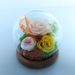 Preserved Flower Glass Sphere Decor - Real Flowers Handmade|LED Light Up Gift Box|Valentine's Day Mother's Day Christmas Gift_voghion.com