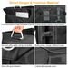 Car Trunk Organizer Collapsible Multi-Compartments Storage Cargo Box/ Cover Nonslip Bottom_voghion.com