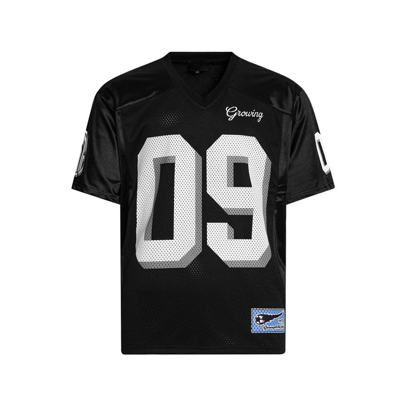 T-shirt à manches courtes et col en V pour homme, style rétro américain, style décontracté, pour l'été et le sport._voghion.com