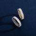 Rings Single Row Rectangular Zircon Personality Ring White Diamond Ladies Egg Shaped Zircon Atmospheric Men's Ring_voghion.com