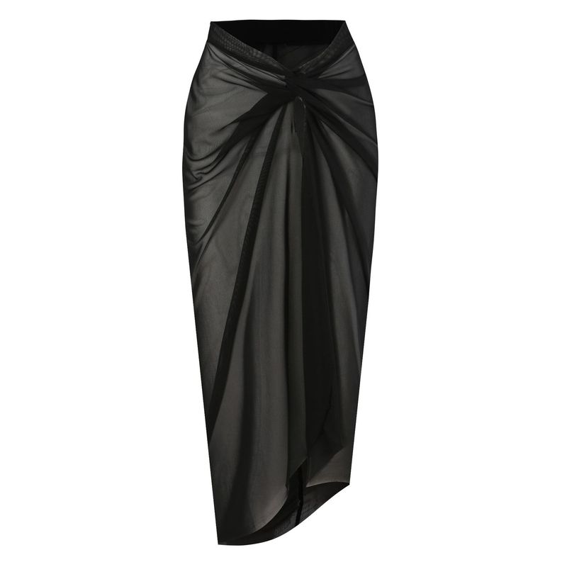 Damenbekleidung Neue einfarbige einteilige Mode Sexy Badeanzug Weibliche Retro Bauchbedeckung Schlank Badeanzug Anzug_voghion.com