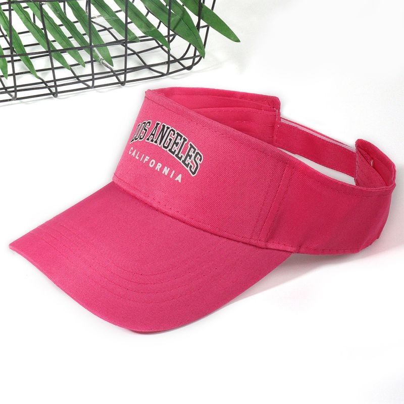 Unisex Letter Empty Top Hat Multi-colored Sun Shield All-in-one Baseball Cap_voghion.com