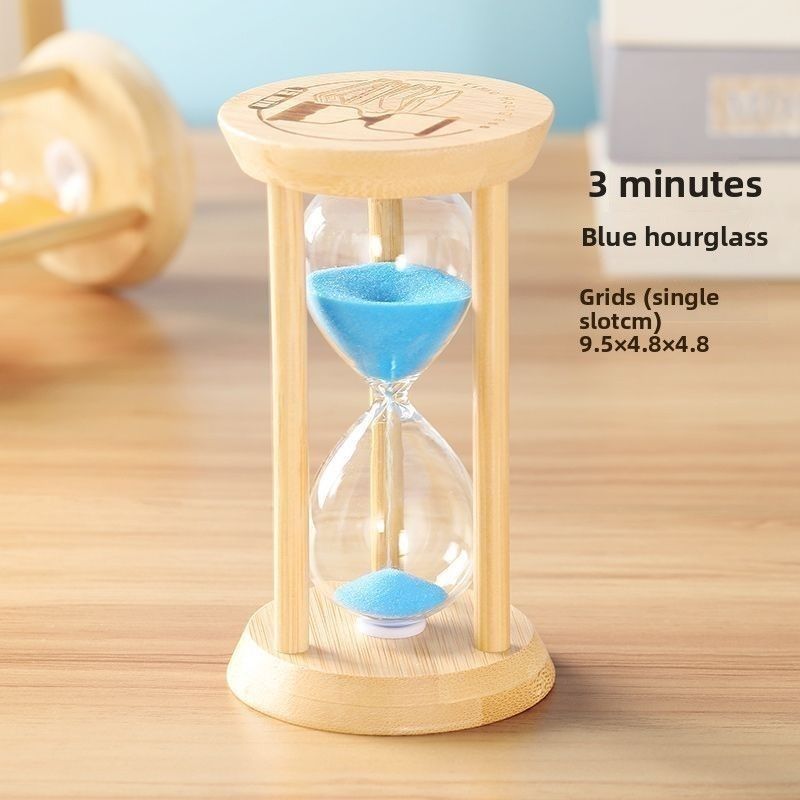 Luminous Hourglass Children's Timer 1/30 Minute Student Meal Time Fluorescent Flowing Sand Bottle Gift Glass Creative_voghion.com