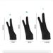 2-Finger Anti-Touch Glove For IPad Graphics Drawing Tablet Sketch Artist Smudge Guard Painting Gloves_voghion.com