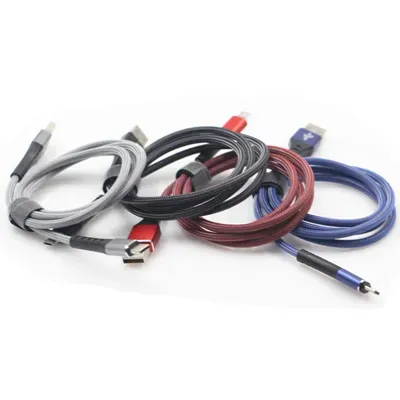Micro Typ C Kabel 1m/3ft 2,4A Schnelle Lade Draht Für Samsung S20 Redmi Daten Handy USB ladegerät Kabel Mit Einzelhandel_voghion.com