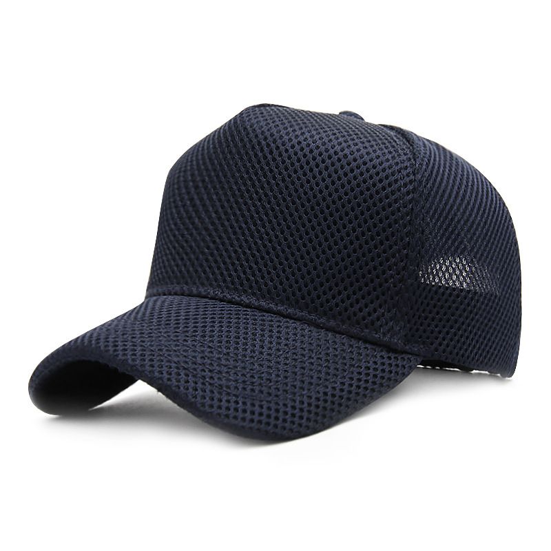 Big Head Plus Size Summer Mesh Baseball Cap for Men Women Trucker Mesh Hat Baseball Hats for Outdoor Sports Running_voghion.com