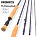 Lightweight Four Sections 9 Feet 3.3m Wt 8wt Carbon Stream Fly Fishing Rod_voghion.com