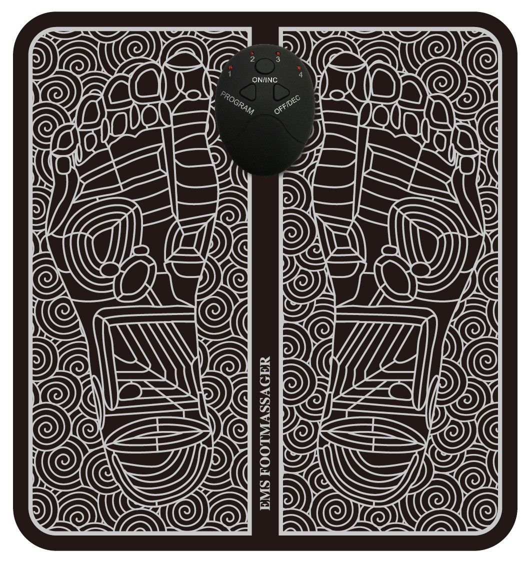 Almohadilla de masaje multifuncional para pies, masajeador de terapia de pies con microcorriente pulsada y masajeador de puntos de acupuntura de baja frecuencia._voghion.com