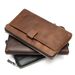 Męska skórzana, codzienna torebka ze skóry bydlęcej, kopertówka, modna męska torebka_voghion.com