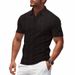 Men's Clothing Summer Simple Men's Golf Short Sleeved Breathable Polo Polo Shirt_voghion.com