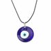 Evil Eye Men's And Women's Necklace Glass Pendant Accessory Wax Cord Simple_voghion.com