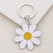 Mode Persönlichkeit Nette Daisy Neue Schlüssel Kette Charme Frau Tasche Anhänger Zubehör_voghion.com