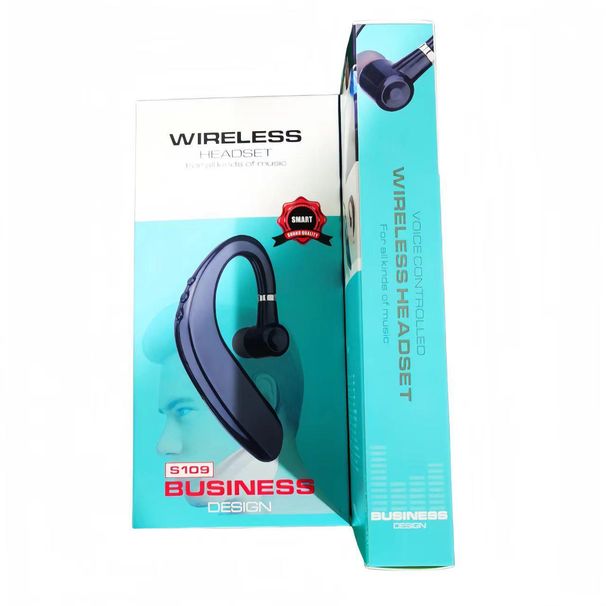 Auricolari Bluetooth S109 con batteria a lunga durata, auricolari wireless montati sull'orecchio, riduzione del rumore, Bluetooth digitale_voghion.com