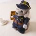 Hund Katze Lustige Polizei Transformation Stehend Outfit Halloween Schrulligen Teddy Bichon Kostüm_voghion.com