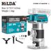 HILDA snoerloze lithium-ion houtfrees, elektrische houtsnijmachine, 700W vermogen, 3000-30000 tpm, spantangmaat 4 mm/10 mm,_voghion.com