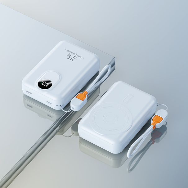 20000mAh Wireless Power Bank 15W Charging & Built-in Cable PD 20W Super Fast Charge_voghion.com