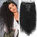 Extensions de cheveux, perruques, cheveux longs et bouclés, lot de 6 pièces, extensions à clips, boucles crépues, afro duveteux_voghion.com