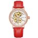 Huang Shi HVENSHI Women's 2024 New Hollow Diamond Set Waterproof Fully Automatic Mechanical Watch_voghion.com