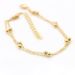 Double Layer Chain Beaded Foot Jewelry Round Bead Anklet Women's Accessories_voghion.com