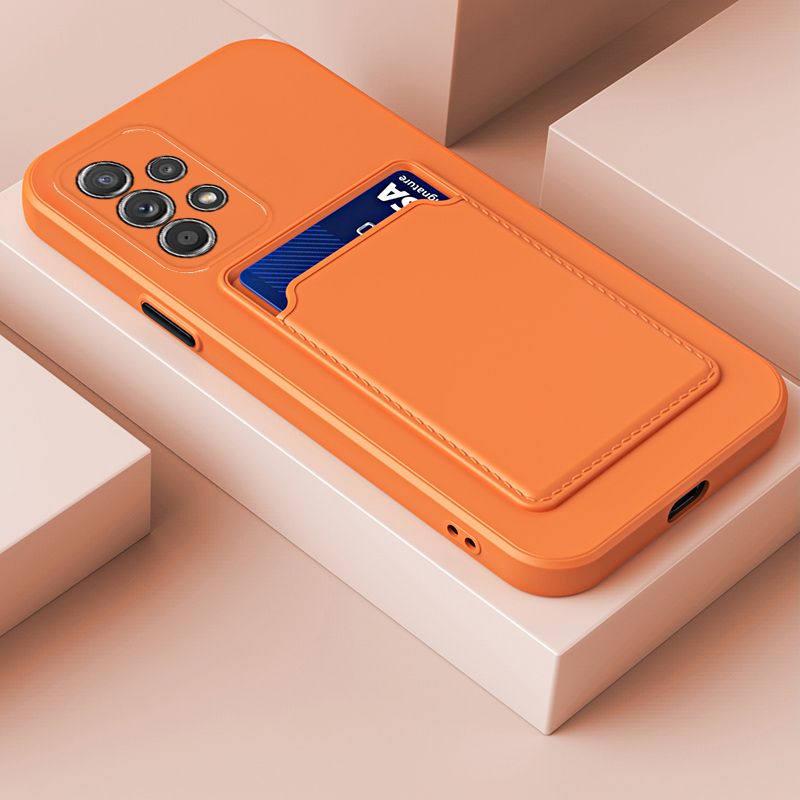 Sottile TPU Con Supporto di Carta Cassa Del Telefono Del Raccoglitore Per Samsung Galaxy A11 A21S A31 A51 A71 A22 A82 A13 A33 A53 A73 5G A20 A30 A_voghion.com